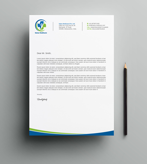 Stationery Design by LAXMI DESIGNHUB for Salus Medicare Pvt. Ltd | Design #35210292