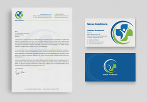 Stationery Design by Uttom 2 for Salus Medicare Pvt. Ltd | Design: #35214484