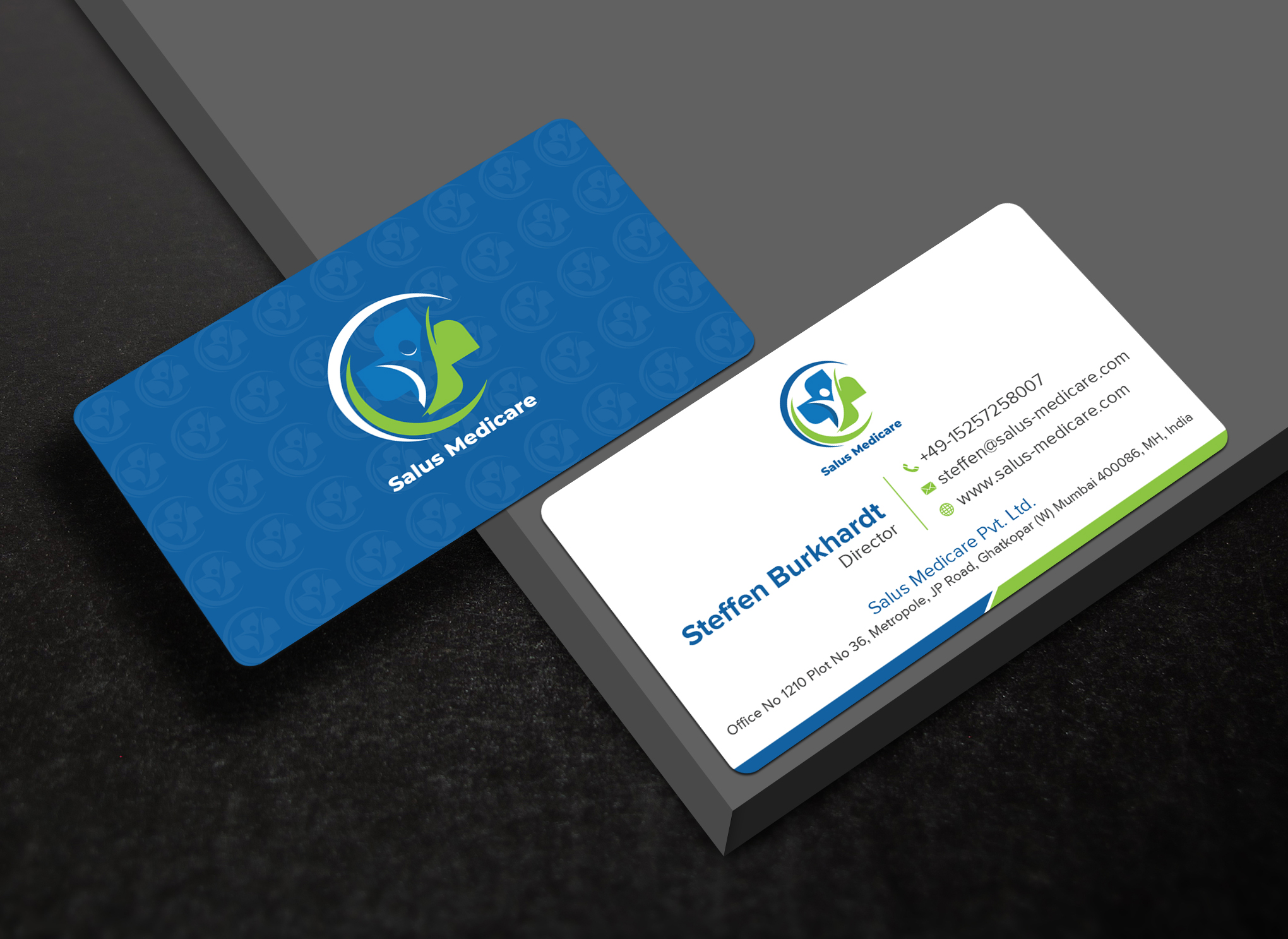 Stationery Design by Uttom 2 for Salus Medicare Pvt. Ltd | Design #35217545