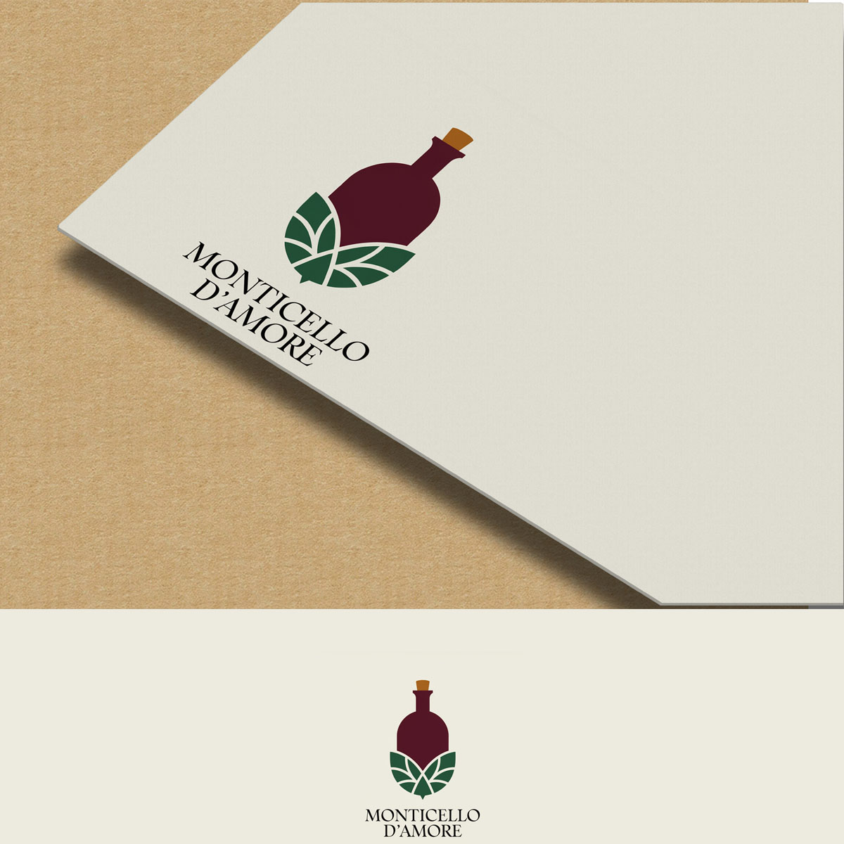 Diseño de Logo por mekail para Monticello D'Amore Vineyards | Diseño #35210000