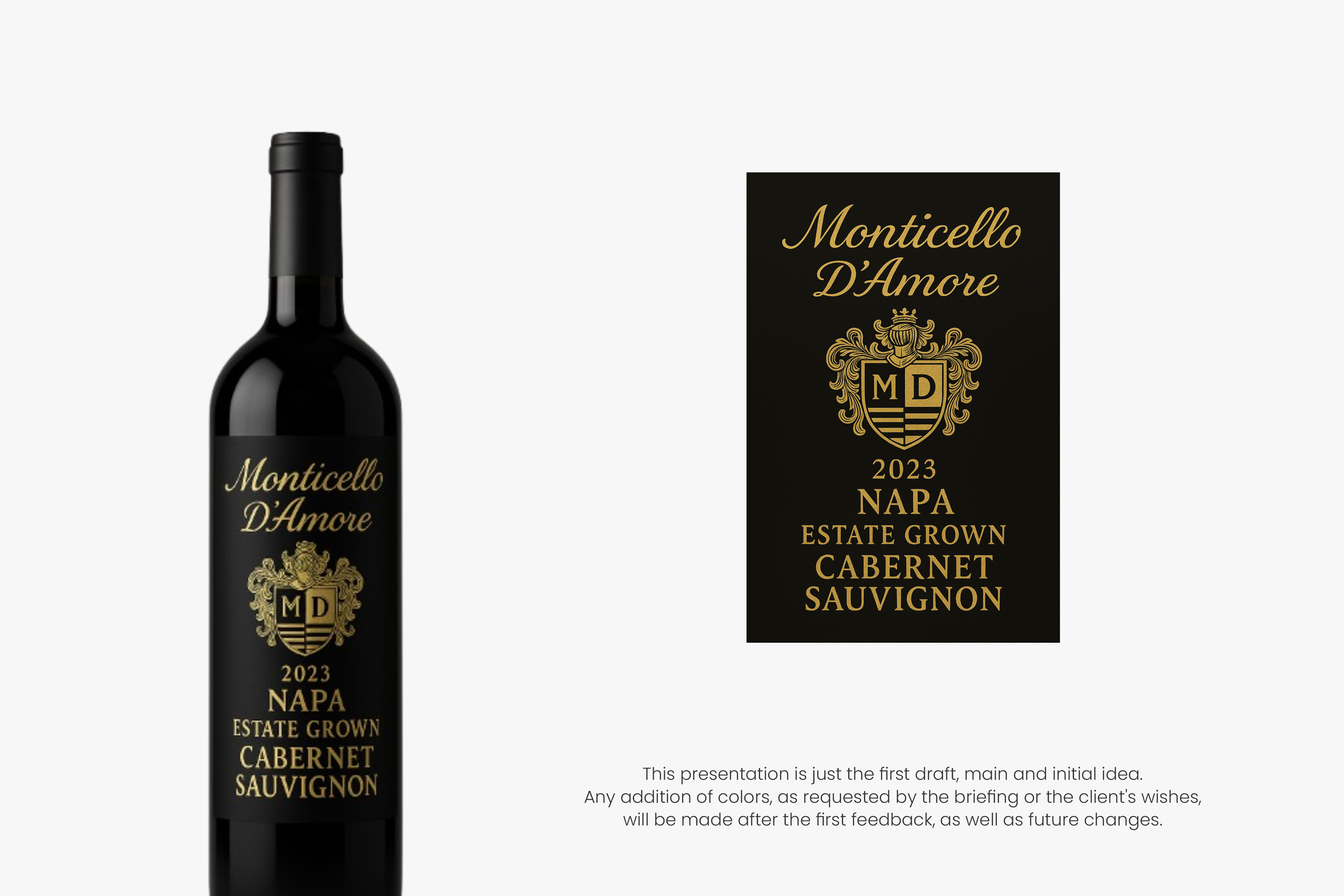 Design de Logo par AwesoMind pour Monticello D'Amore Vineyards | Design #35239964