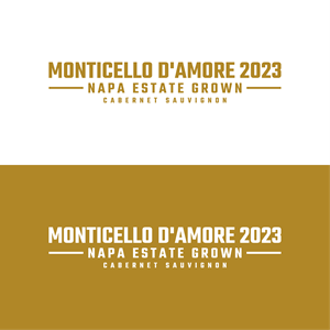 Diseño de Logo por sengkuat para Monticello D'Amore Vineyards | Diseño: #35208503