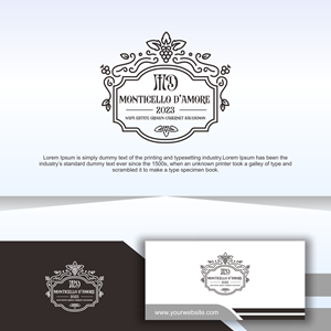 Logo Design by Apache Kretek for Monticello D'Amore Vineyards | Design: #35212910