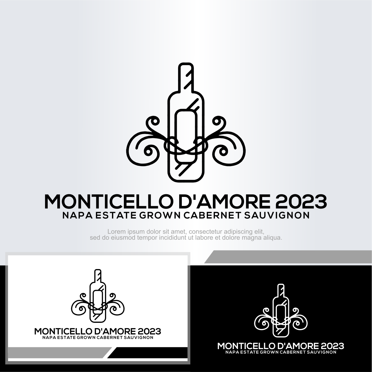 Diseño de Logo por Argidhan para Monticello D'Amore Vineyards | Diseño #35211941
