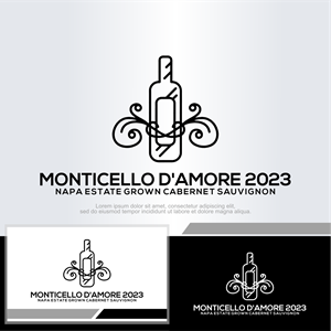 Diseño de Logo por Argidhan para Monticello D'Amore Vineyards | Diseño: #35211941