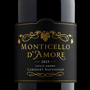 Diseño de Logo por MCT DESIGNS para Monticello D'Amore Vineyards | Diseño: #35251981