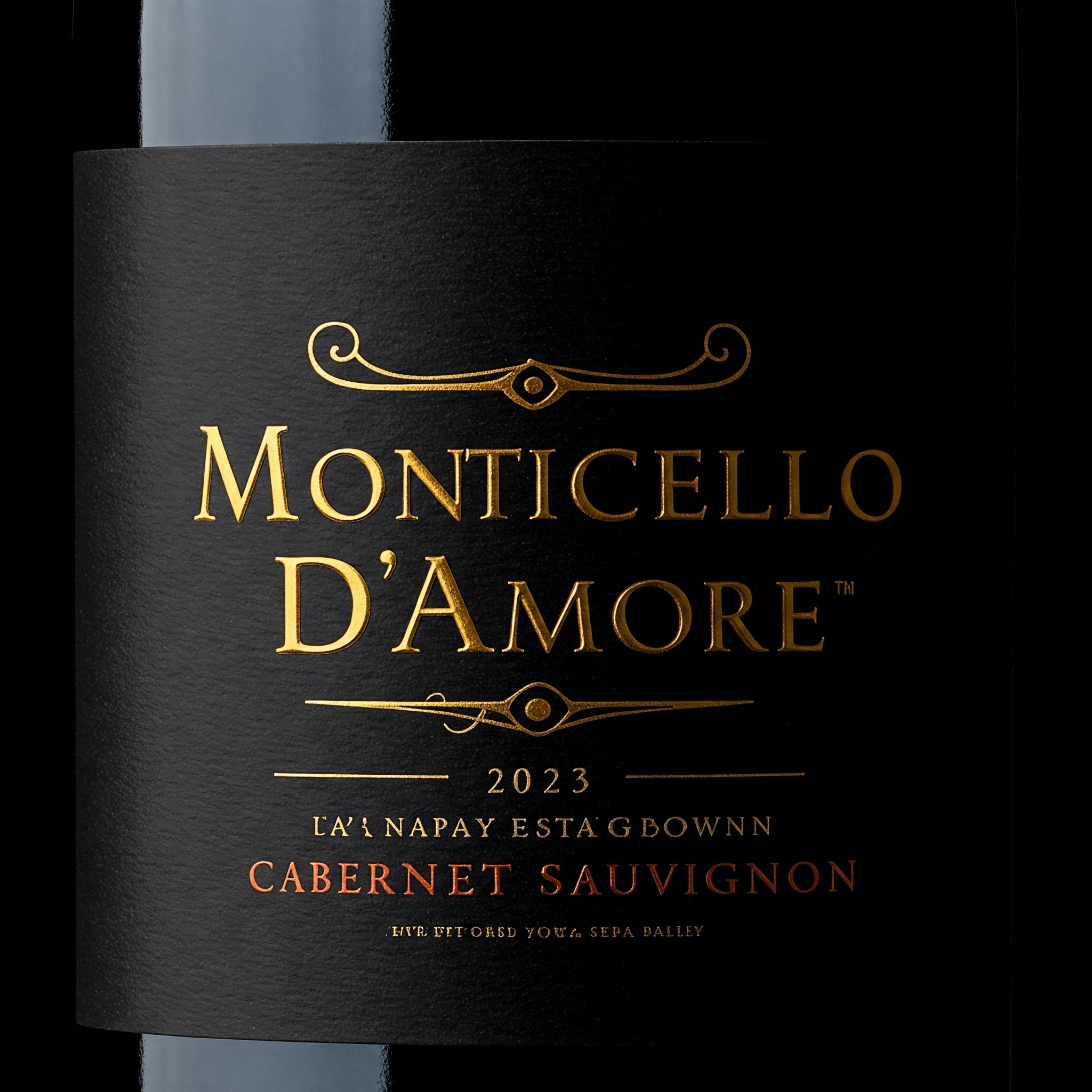 Diseño de Logo por MCT DESIGNS para Monticello D'Amore Vineyards | Diseño #35251983