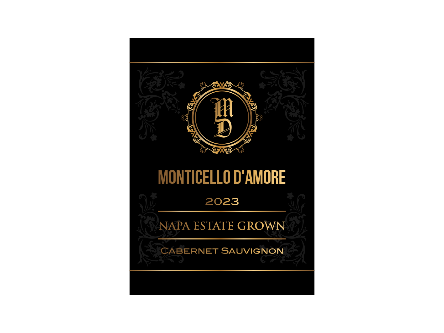 Diseño de Logo por BNdesigner para Monticello D'Amore Vineyards | Diseño #35233328