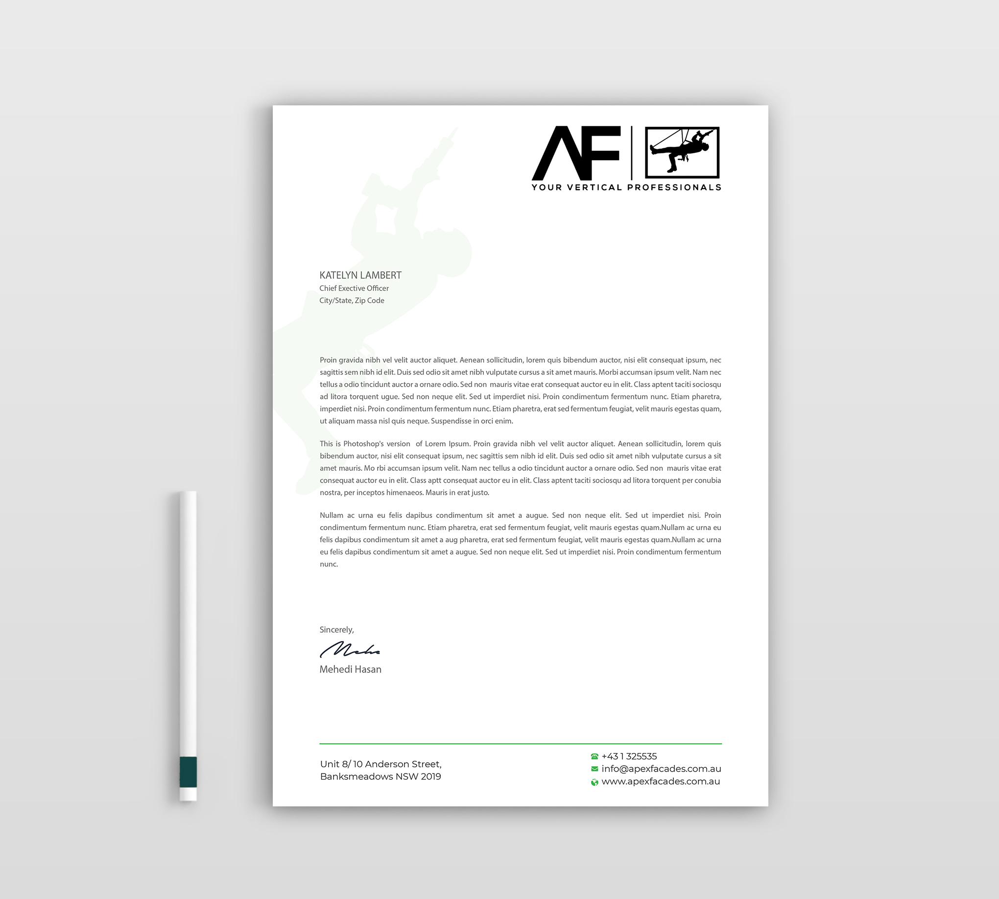 Stationery Design by Expert Bappy for this project | Design #35238268