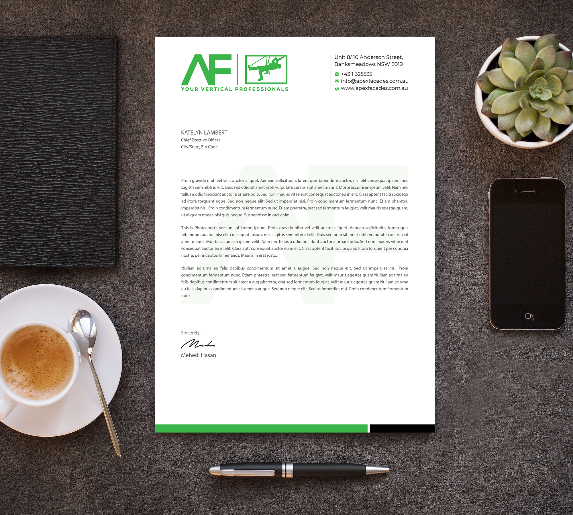 Stationery Design by Expert Bappy for this project | Design #35281292