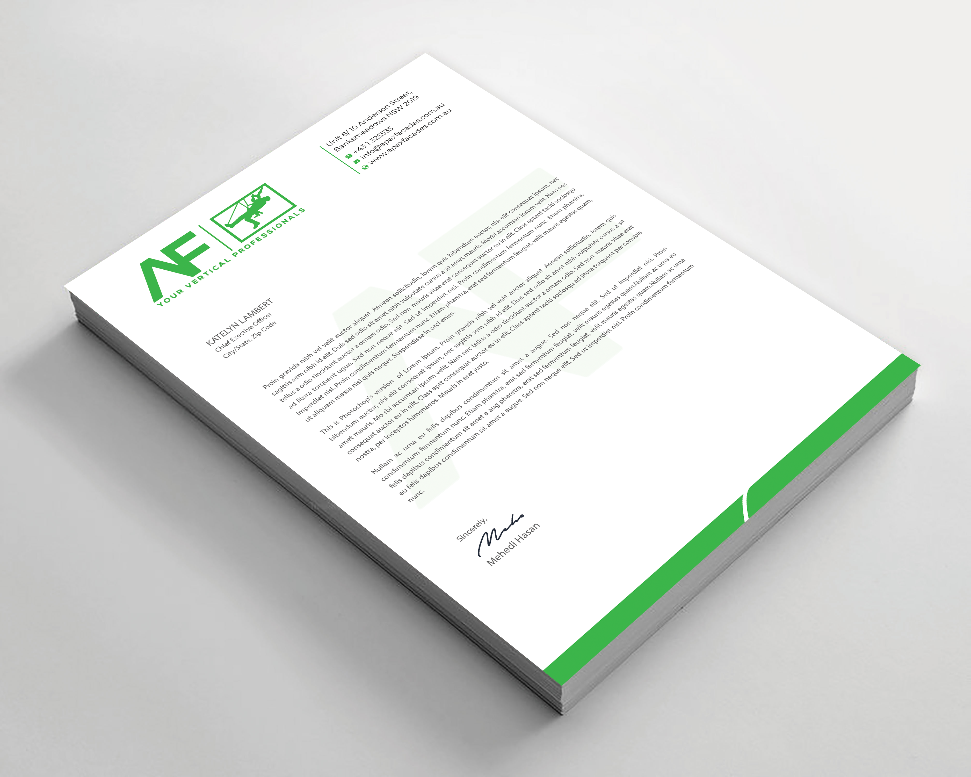 Stationery Design by Expert Bappy for this project | Design #35281309