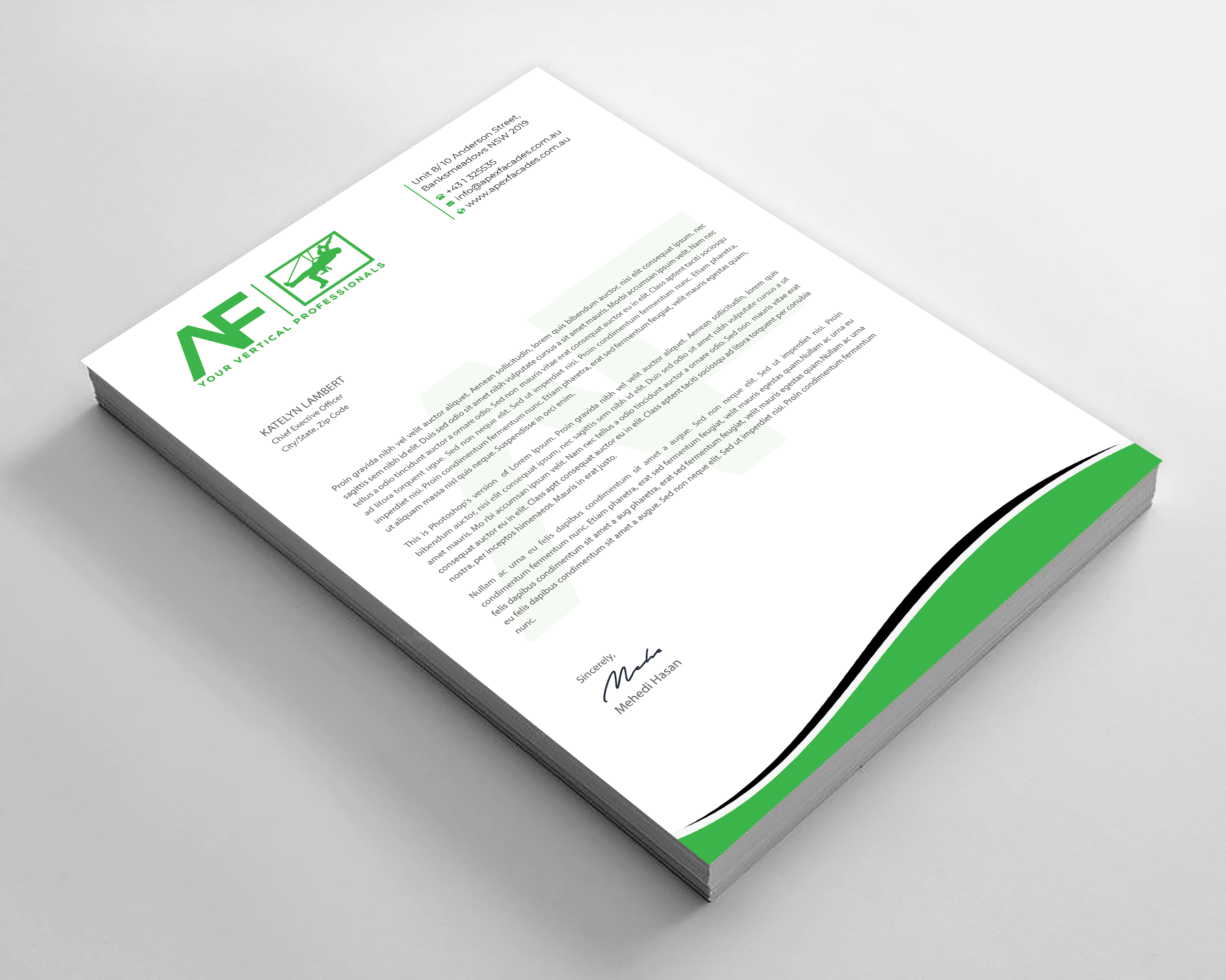 Stationery Design by Expert Bappy for this project | Design #35281350