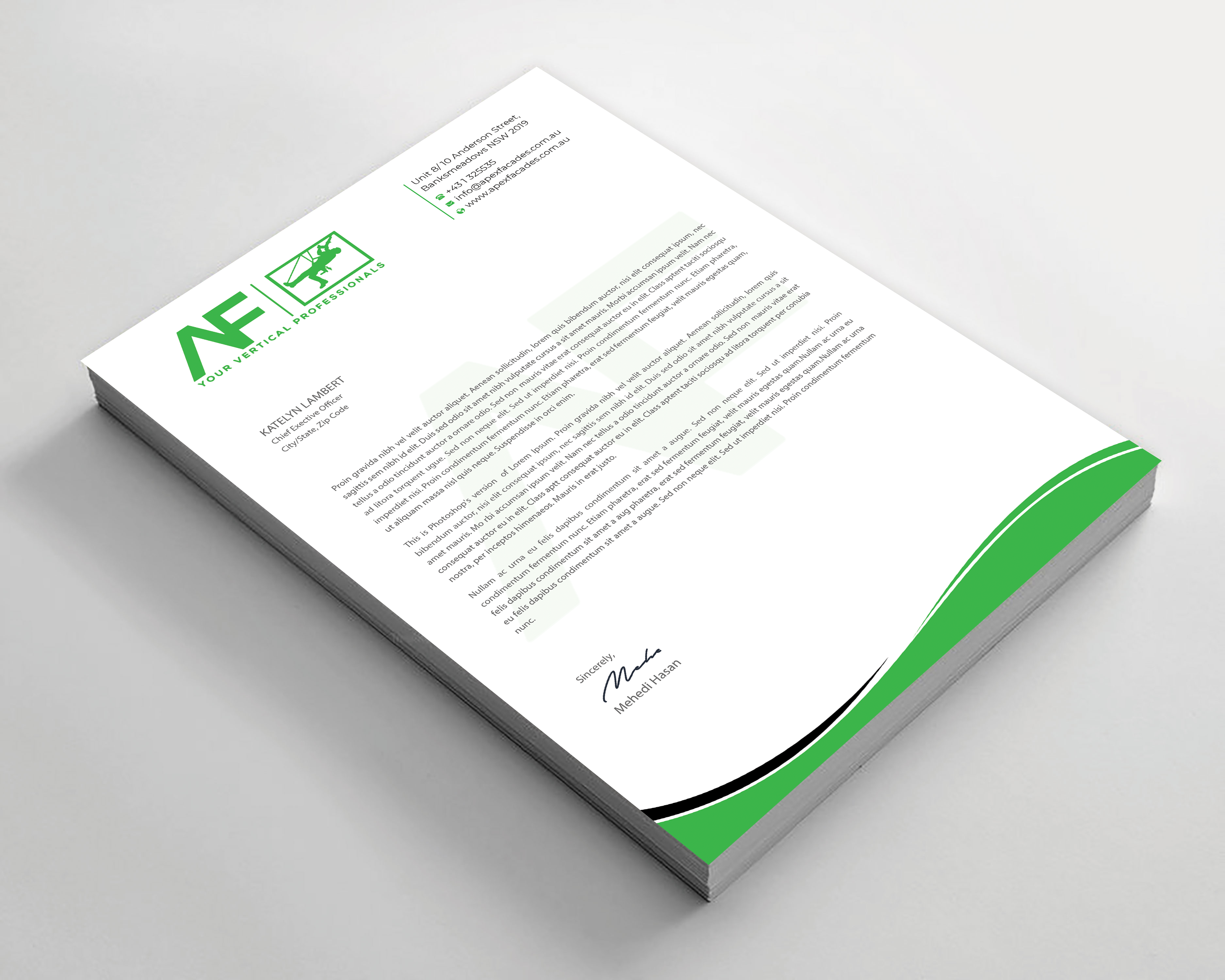 Stationery Design by Expert Bappy for this project | Design #35281410