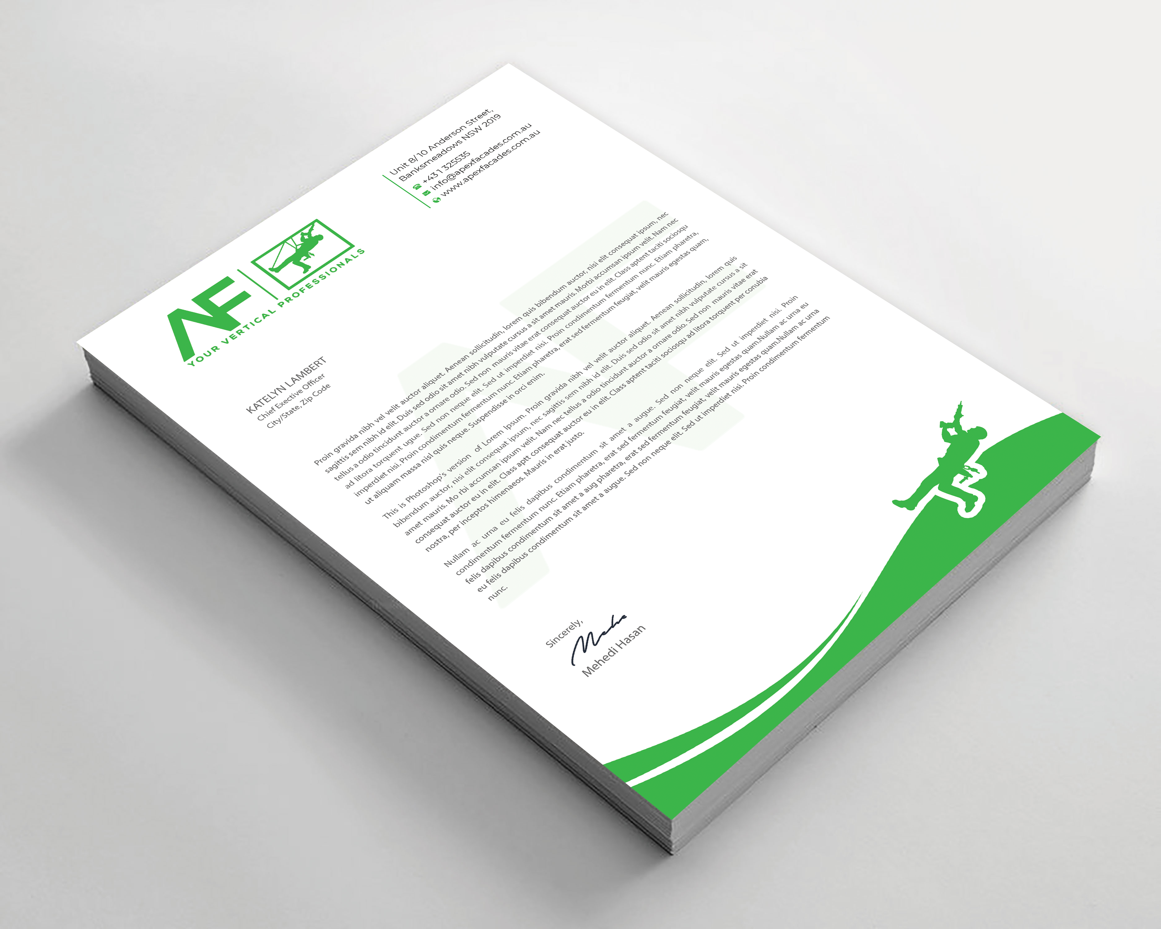 Stationery Design by Expert Bappy for this project | Design #35281417