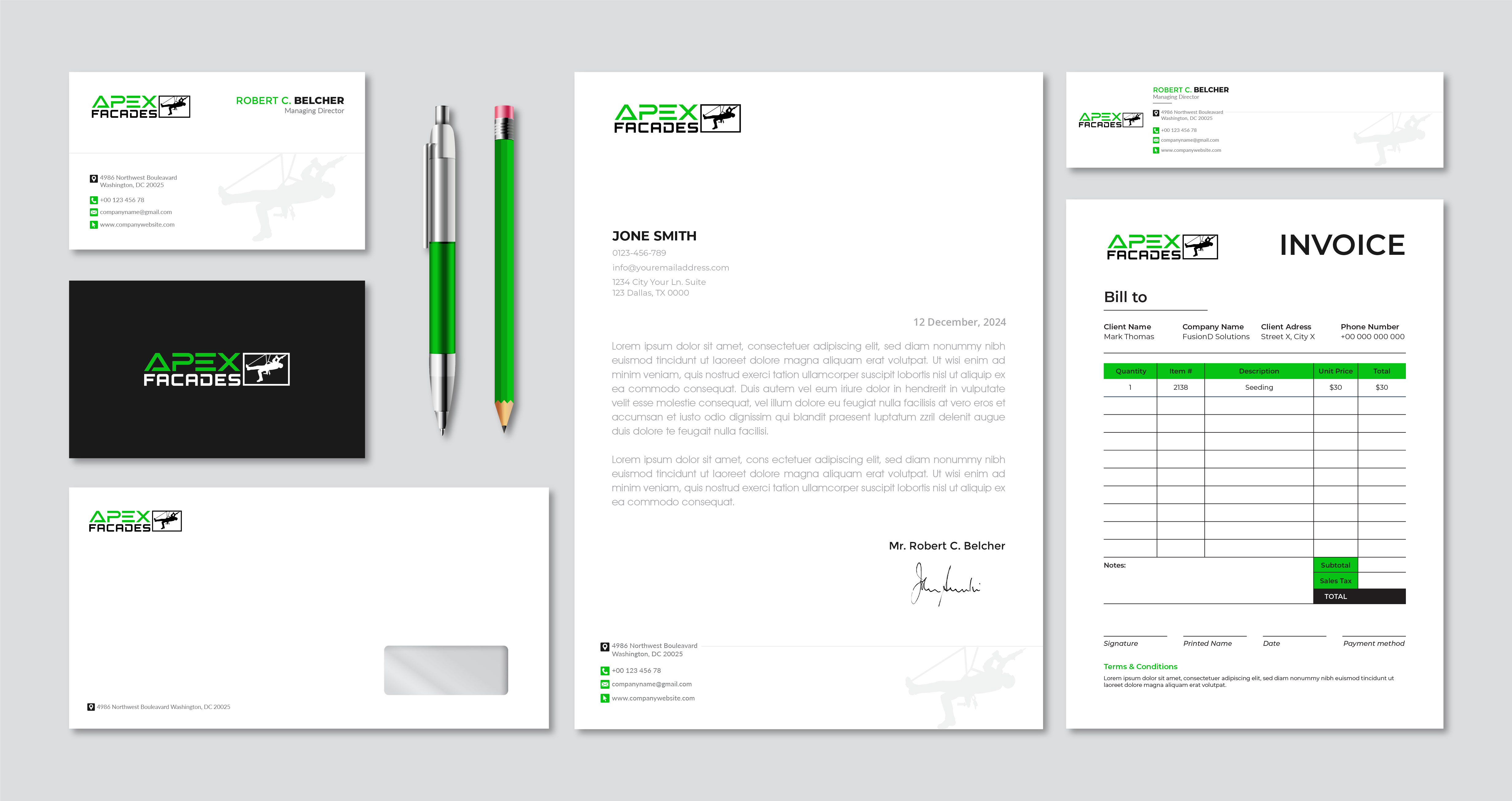 Stationery Design by artbitin for this project | Design #35253900