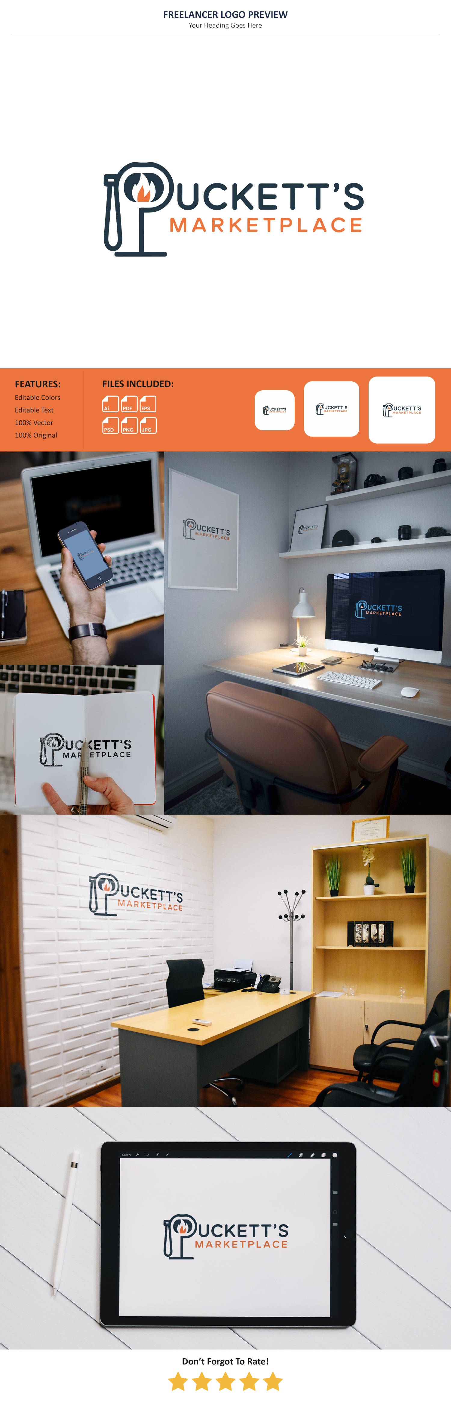 Logo Design by Pixel Foundry for Puckett Oil Company | Design #35234107