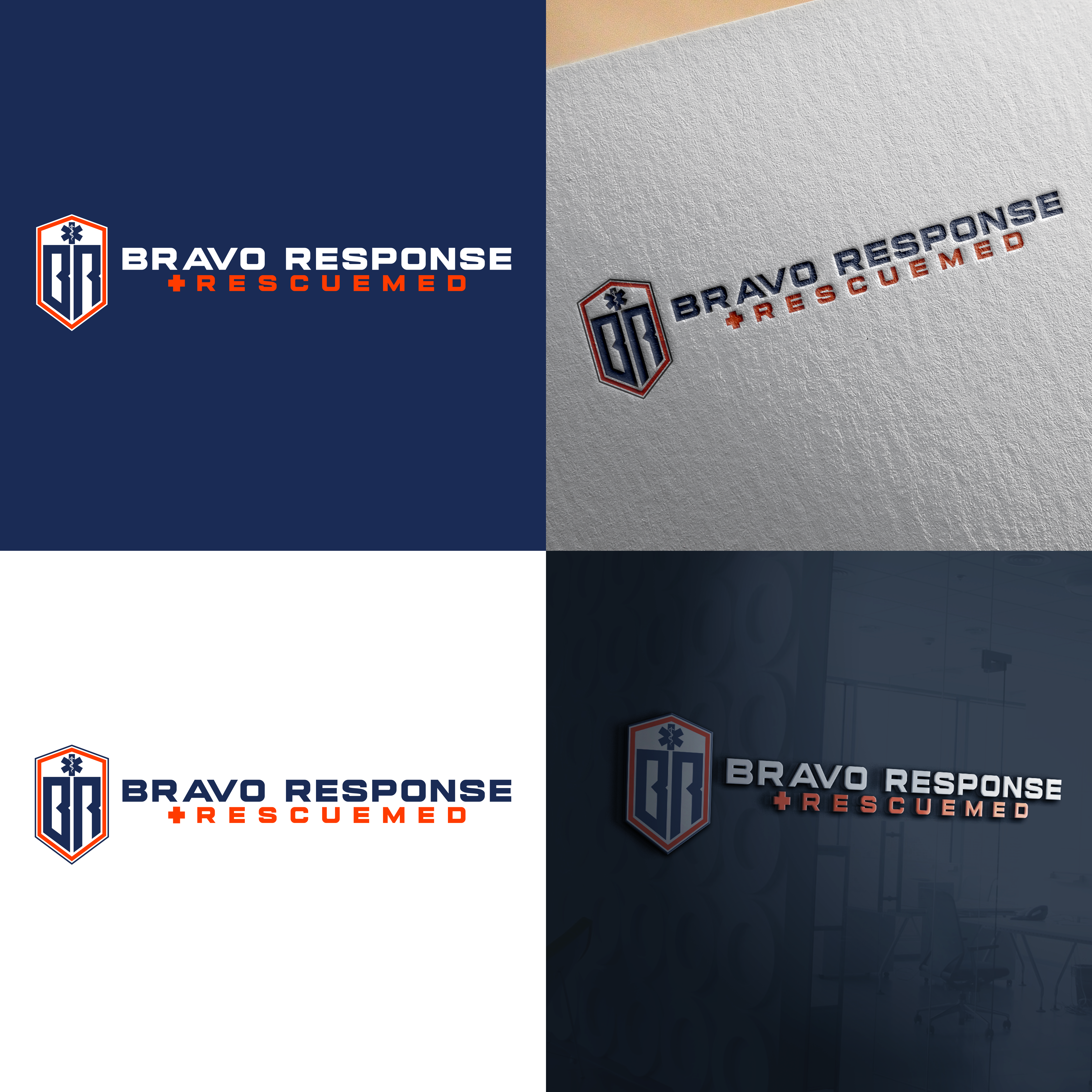 Logo Design by Aiirah Xhiin for Bravo Response RescueMed, LLC | Design #35210834
