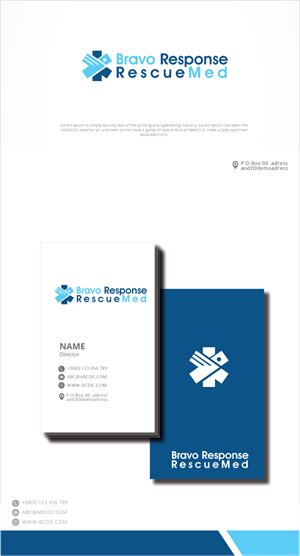 Logo Design by zebronicgraphic for Bravo Response RescueMed, LLC | Design: #35211407