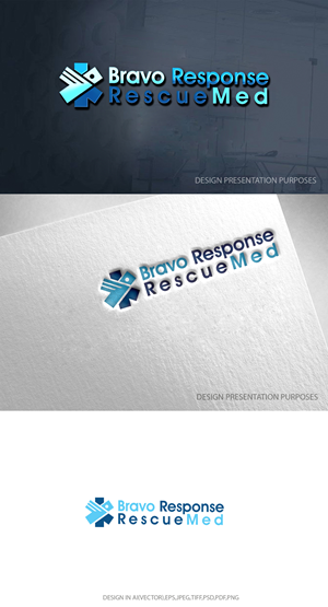 Logo Design by zebronicgraphic for Bravo Response RescueMed, LLC | Design: #35211410
