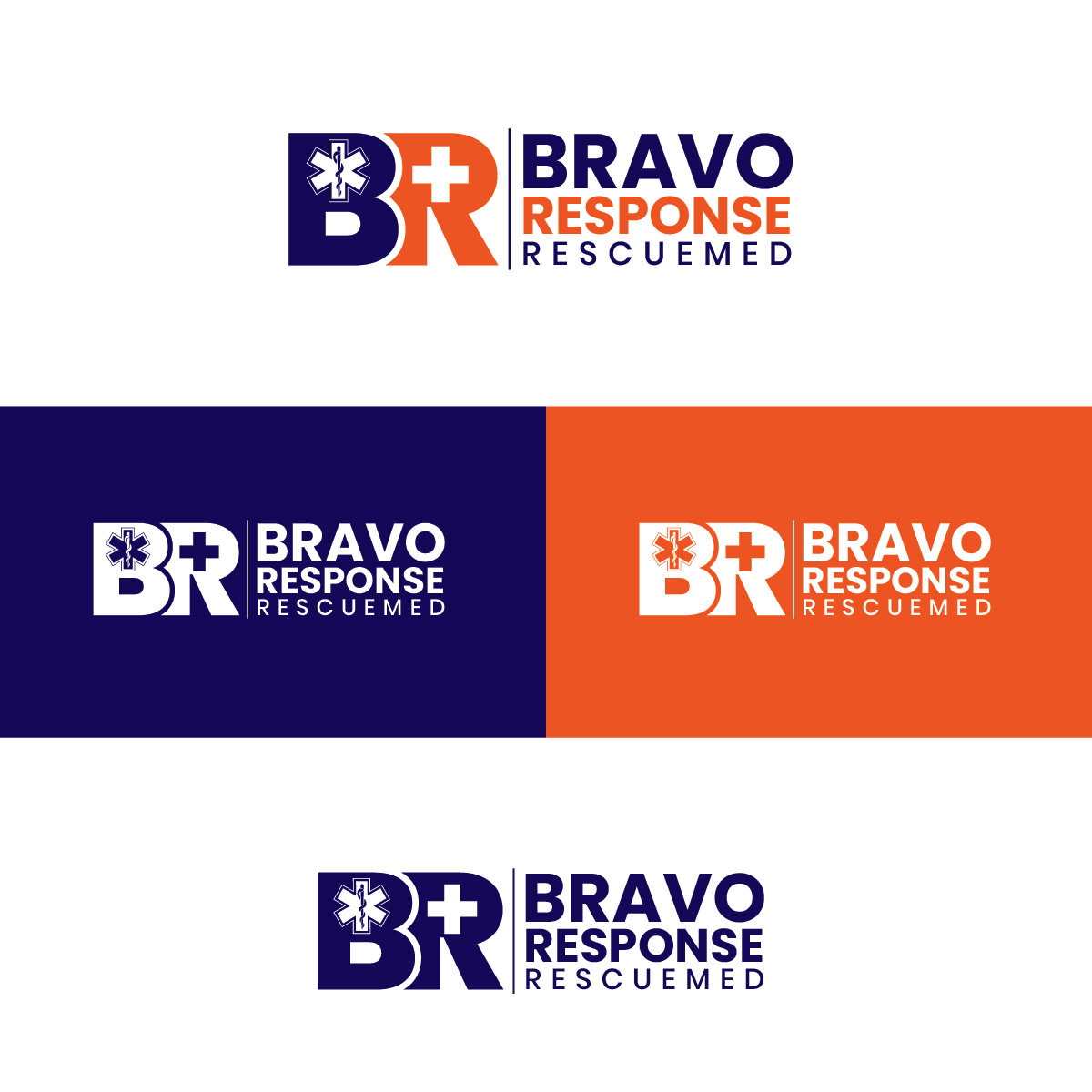 Logo Design by Maxo-Biz for Bravo Response RescueMed, LLC | Design #35209592