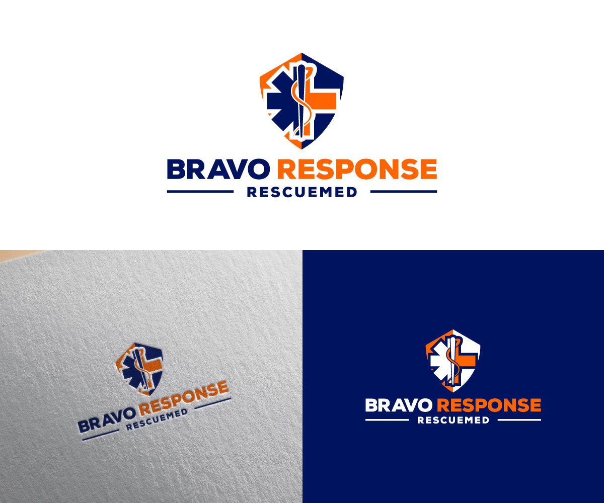 Logo Design by Ansh Design for Bravo Response RescueMed, LLC | Design #35210944