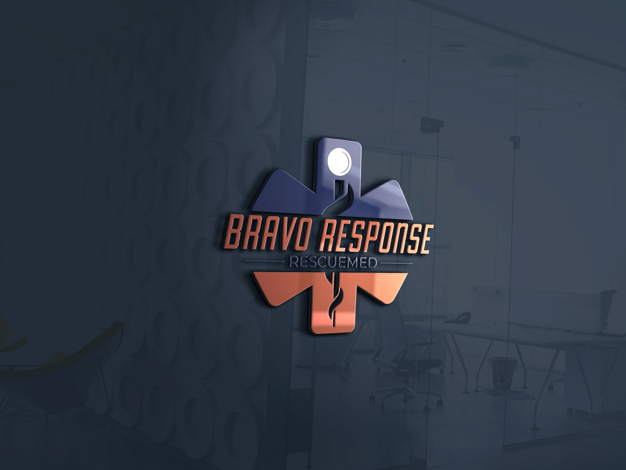 Diseño de Logo por Raheel Dildar para Bravo Response RescueMed, LLC | Diseño #35212567