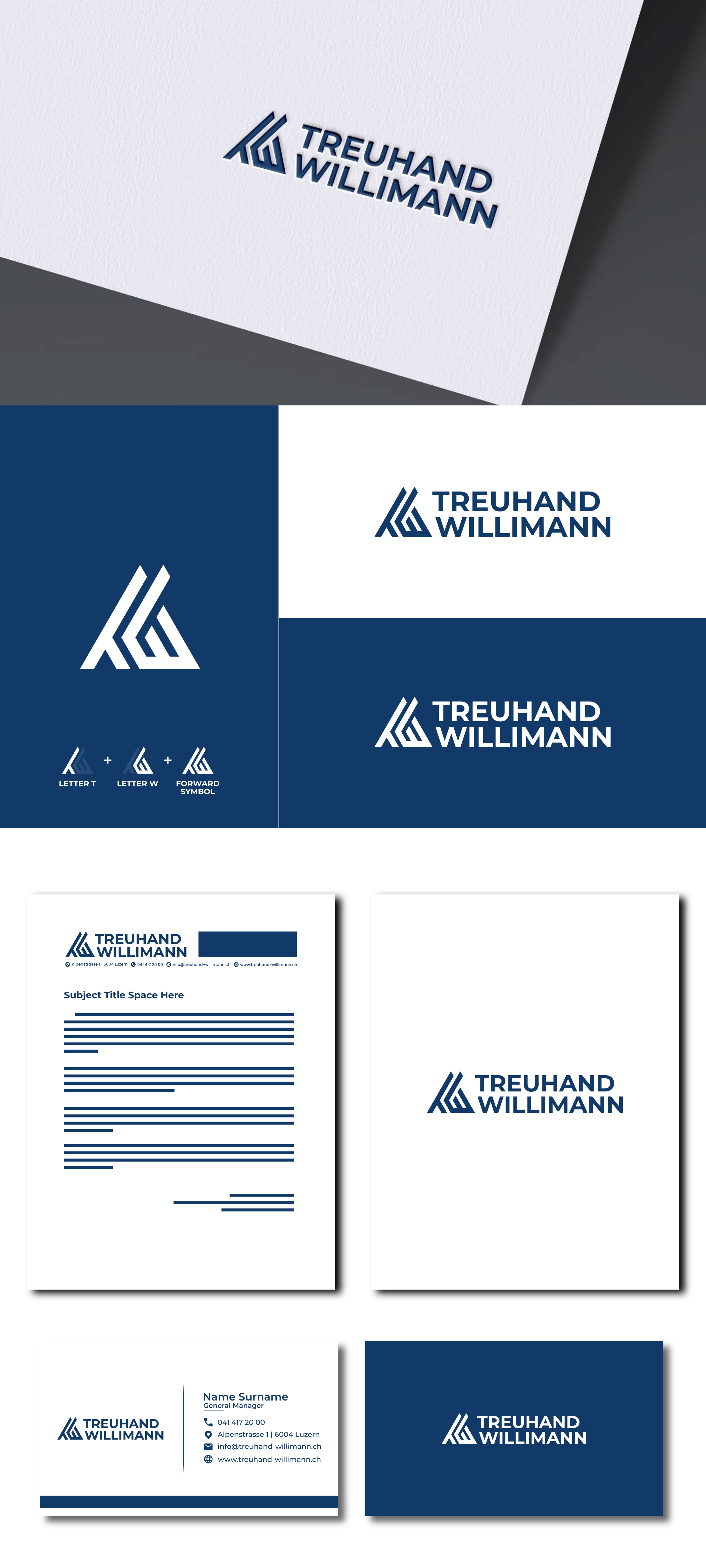 Logo Design by Zaid Al Faqih for Treuhand Willimann AG | Design #35228378
