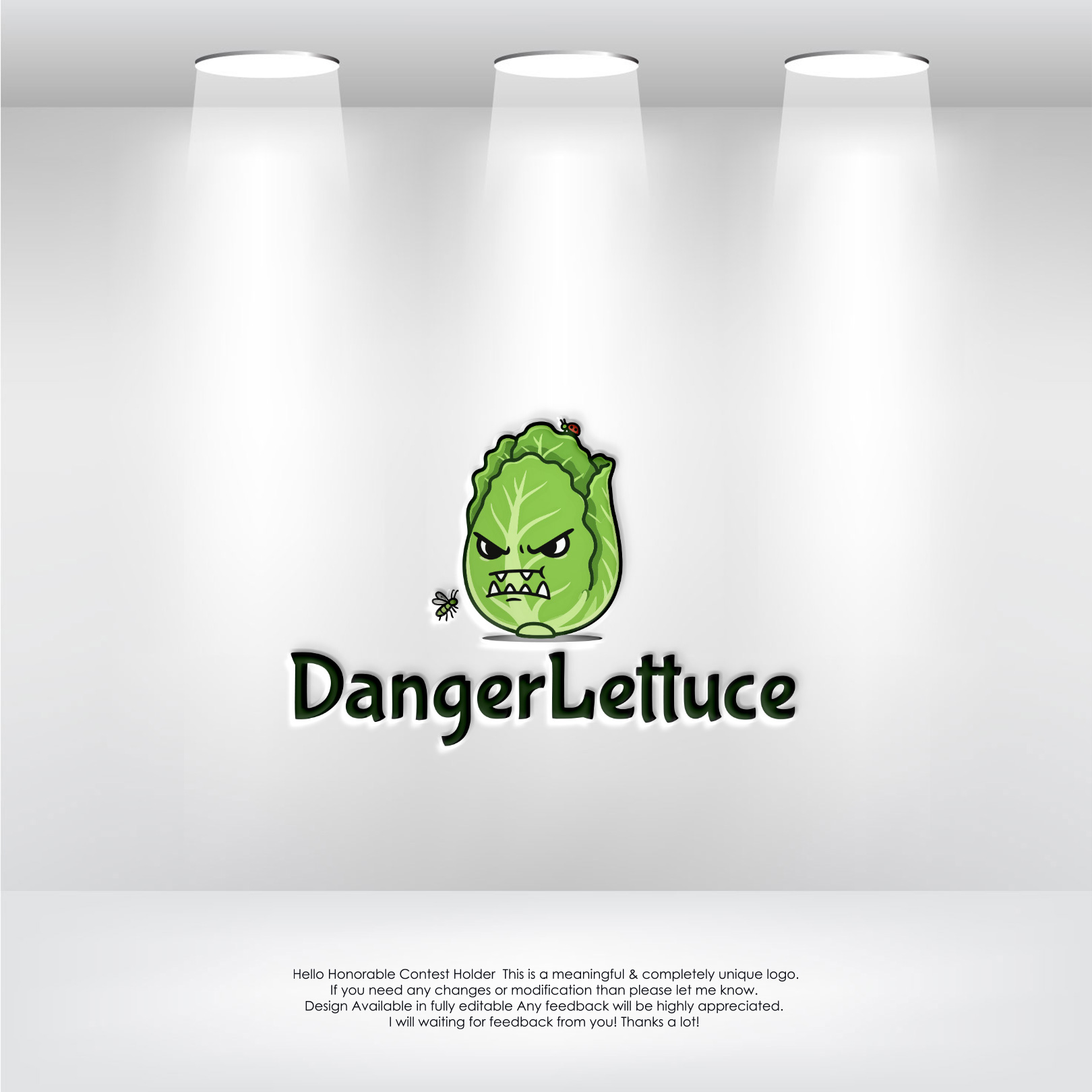 Logo Design by LogoEon for Danger Lettuce Carnivores | Design #35226511