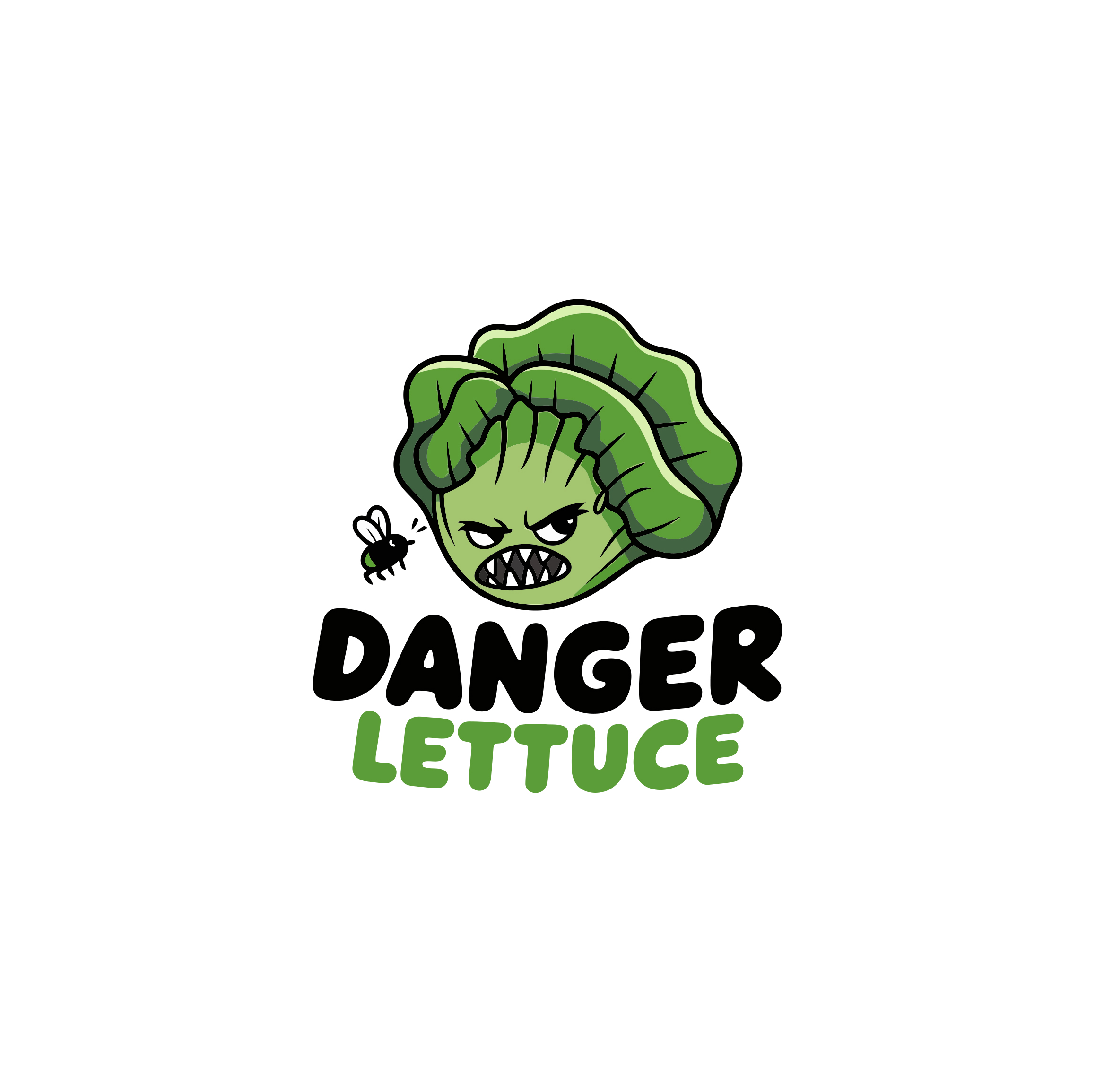 Design de Logo par Ura Designs pour Danger Lettuce Carnivores | Design #35252376
