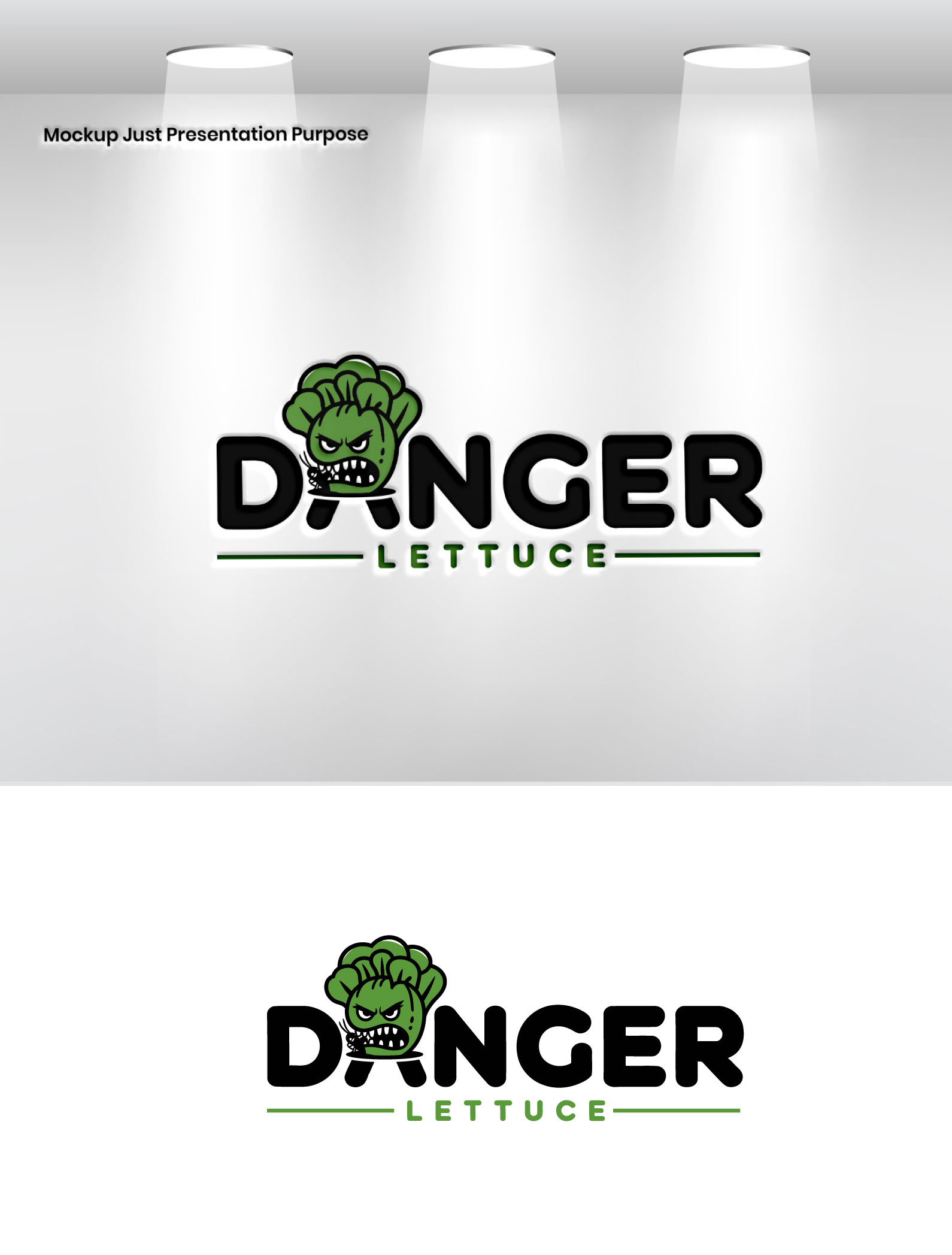 Logo Design by VectorForge for Danger Lettuce Carnivores | Design #35224284