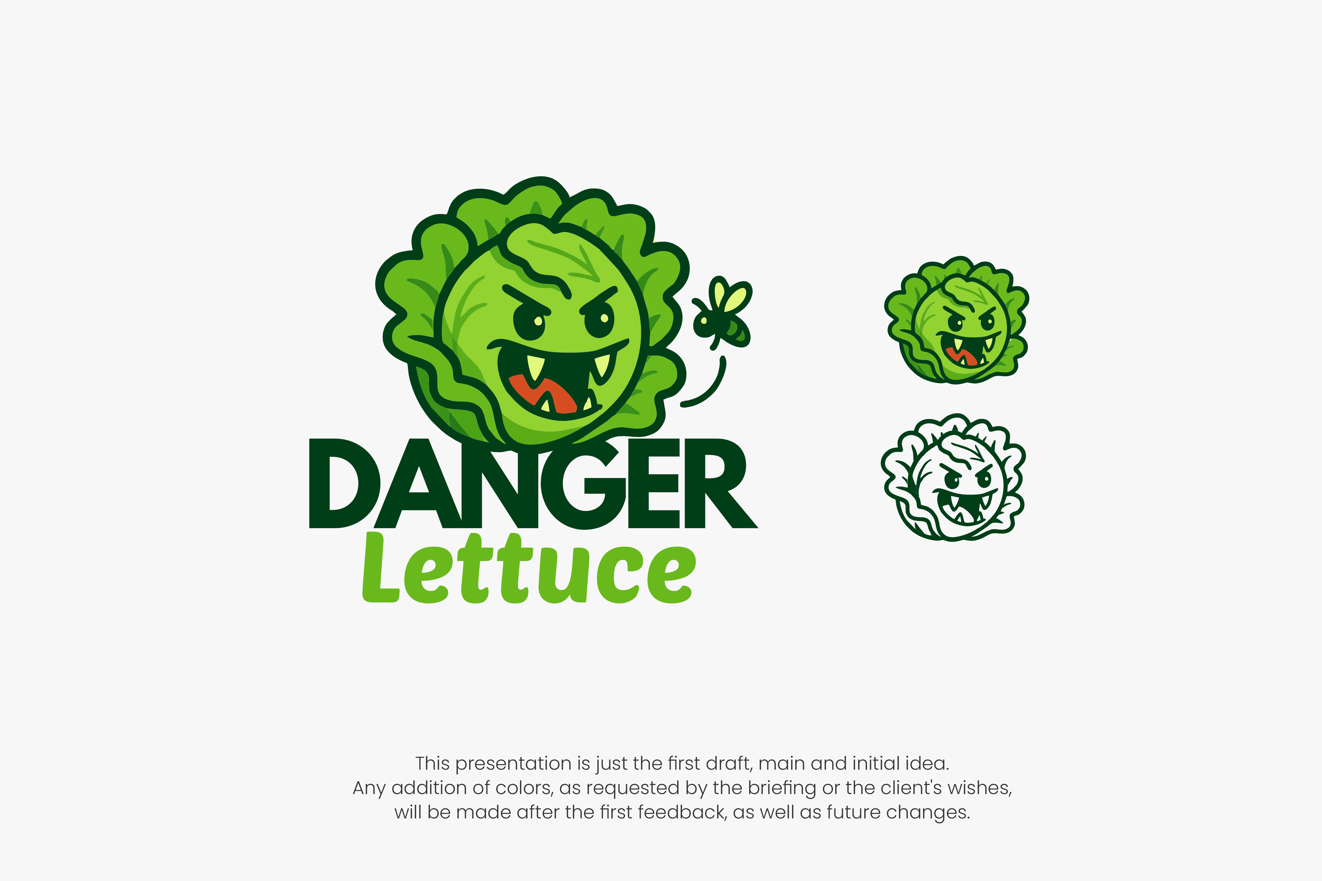 Logo-Design von AwesoMind für Danger Lettuce Carnivores | Design #35244930