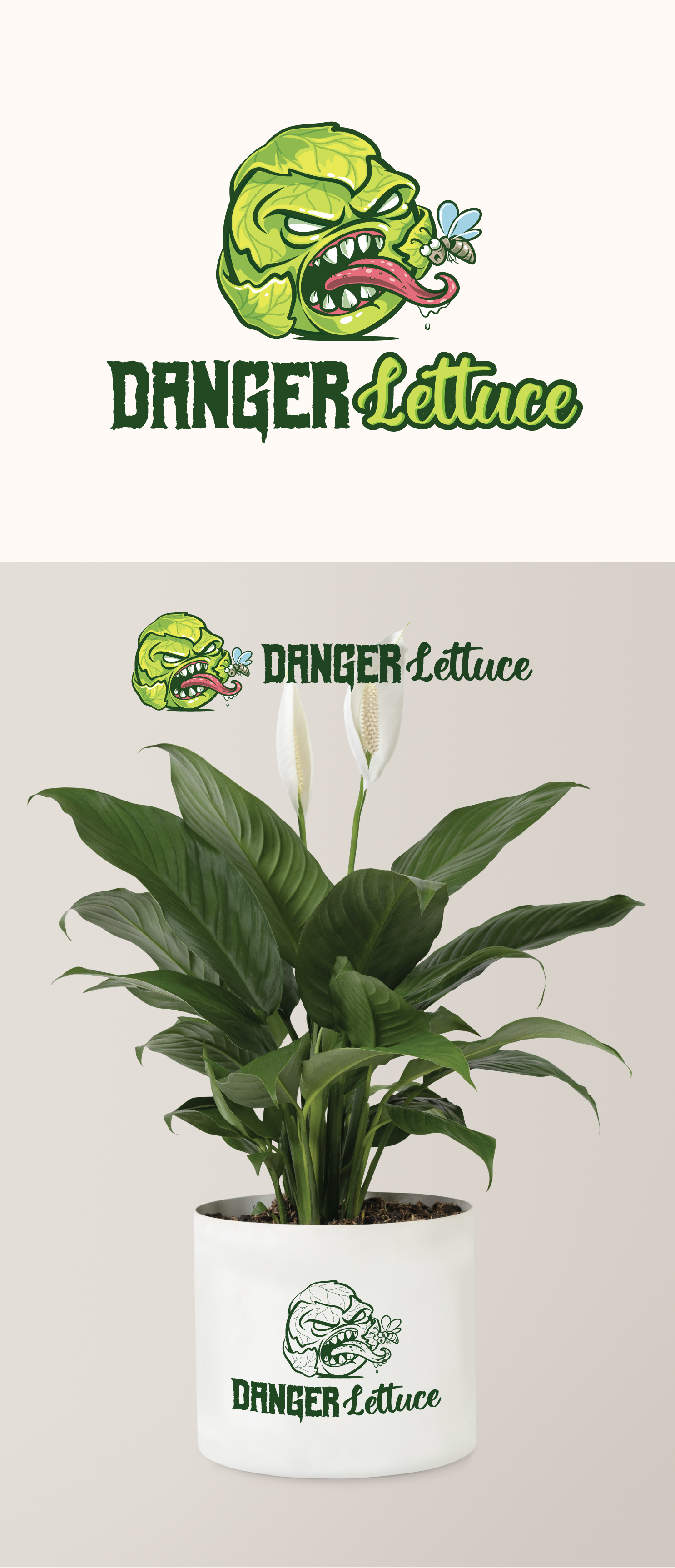 Logo-Design von ally designs für Danger Lettuce Carnivores | Design #35224097