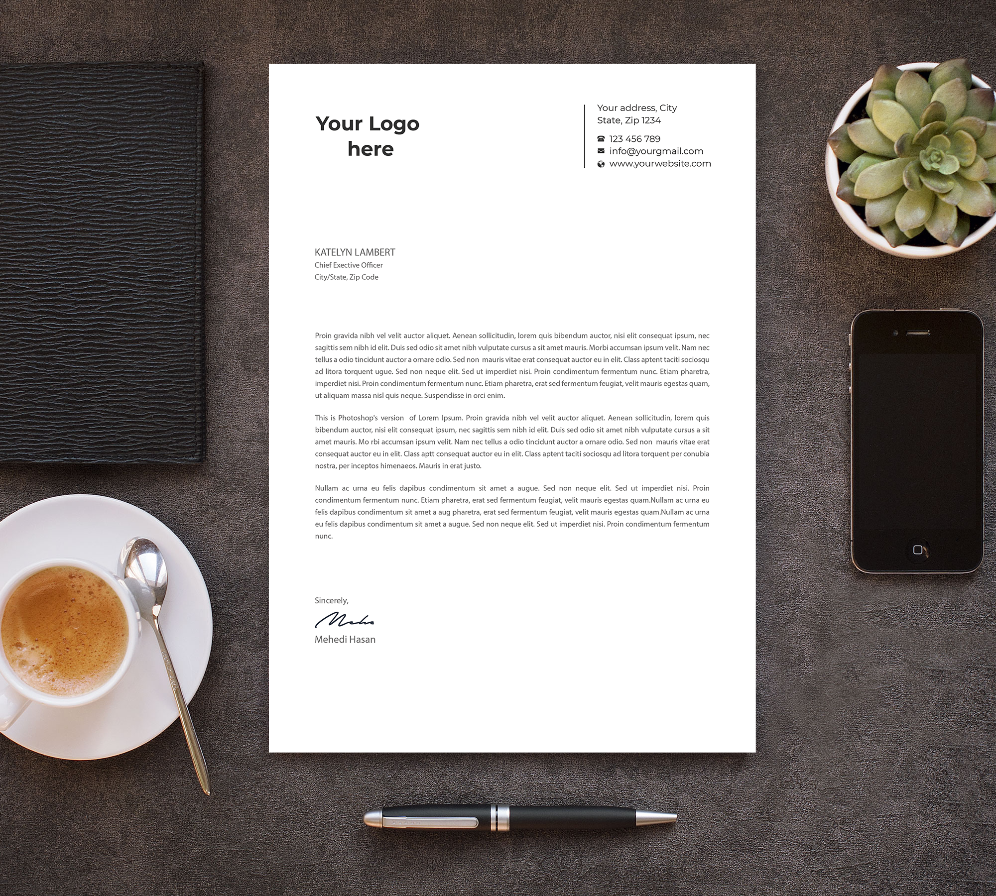 Letterhead Design by Expert Bappy for The Davis Firm, LLC | Design #35233275