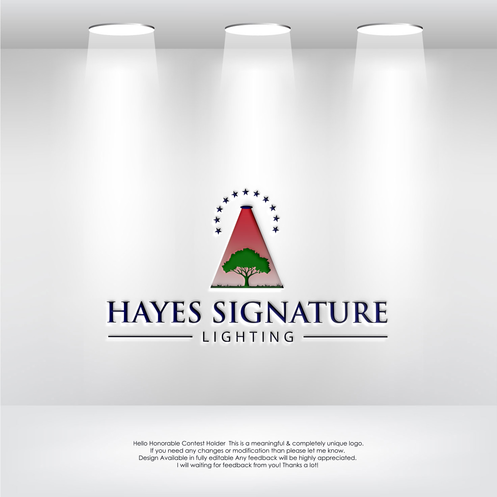 Logo-Design von LogoEon für Hayes Signature Lighting | Design #35215017