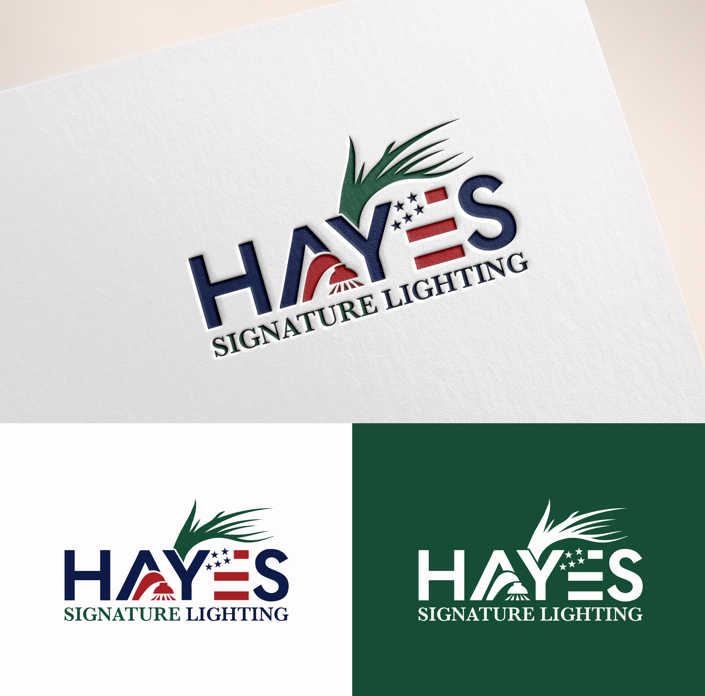 Logo-Design von M Art & Design für Hayes Signature Lighting | Design #35215668