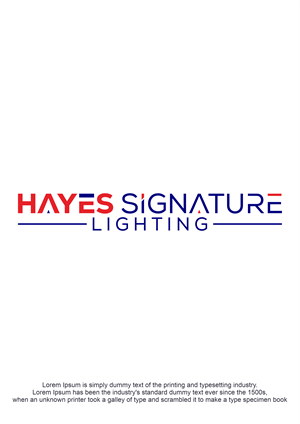 Logo-Design von Abigaill_design für Hayes Signature Lighting | Design: #35215388