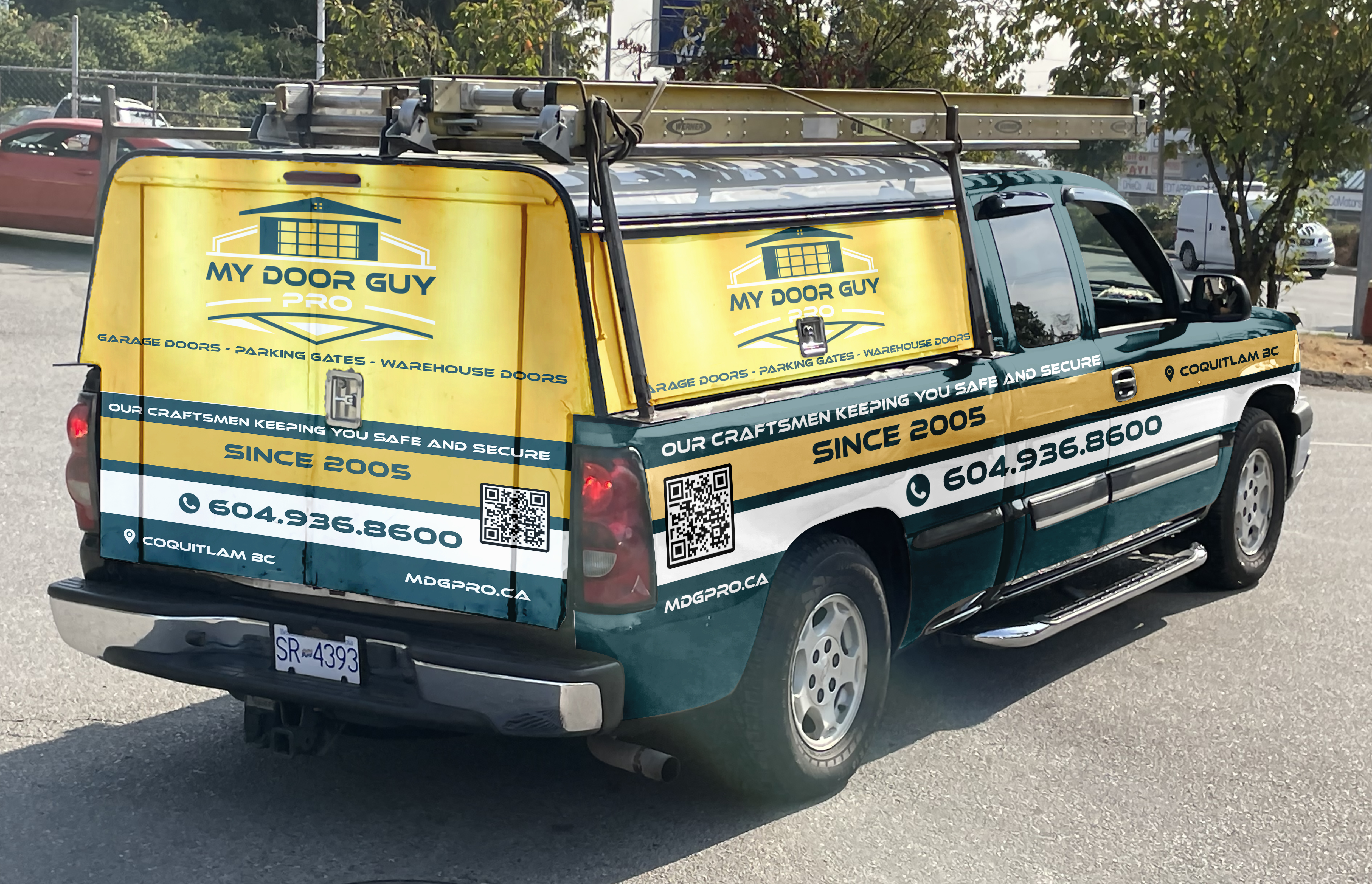 Car Wrap Design by tamtama for My Door Guy Pro Ltd. | Design #35260052