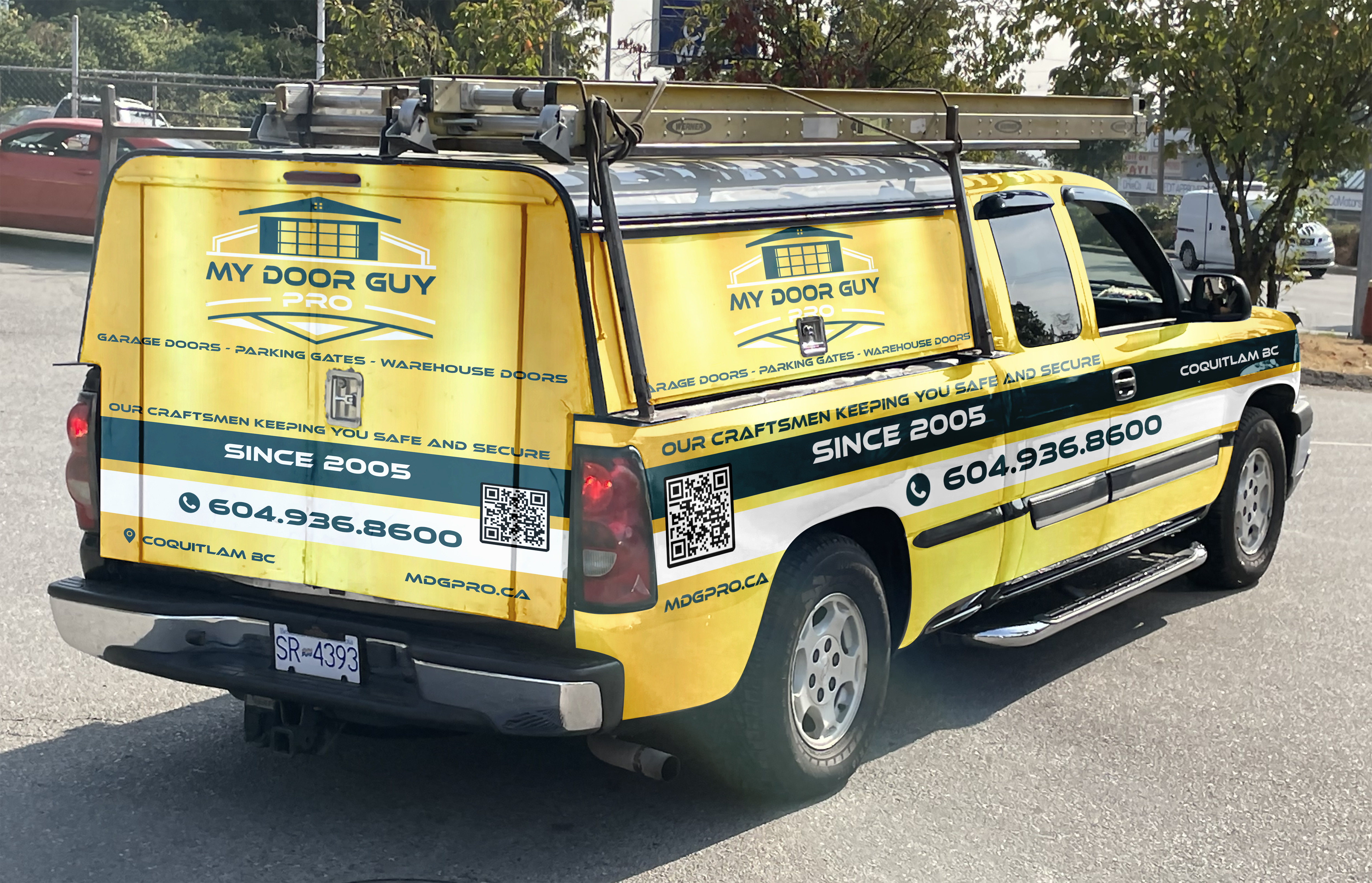 Car Wrap Design by tamtama for My Door Guy Pro Ltd. | Design #35260053