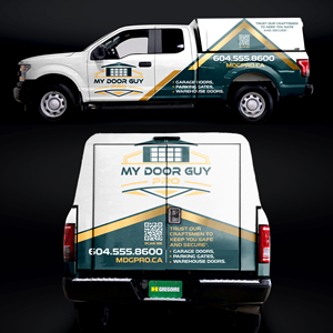 Car Wrap Design by DESIGN SOLUTIONS 007 for My Door Guy Pro Ltd. | Design #35249999