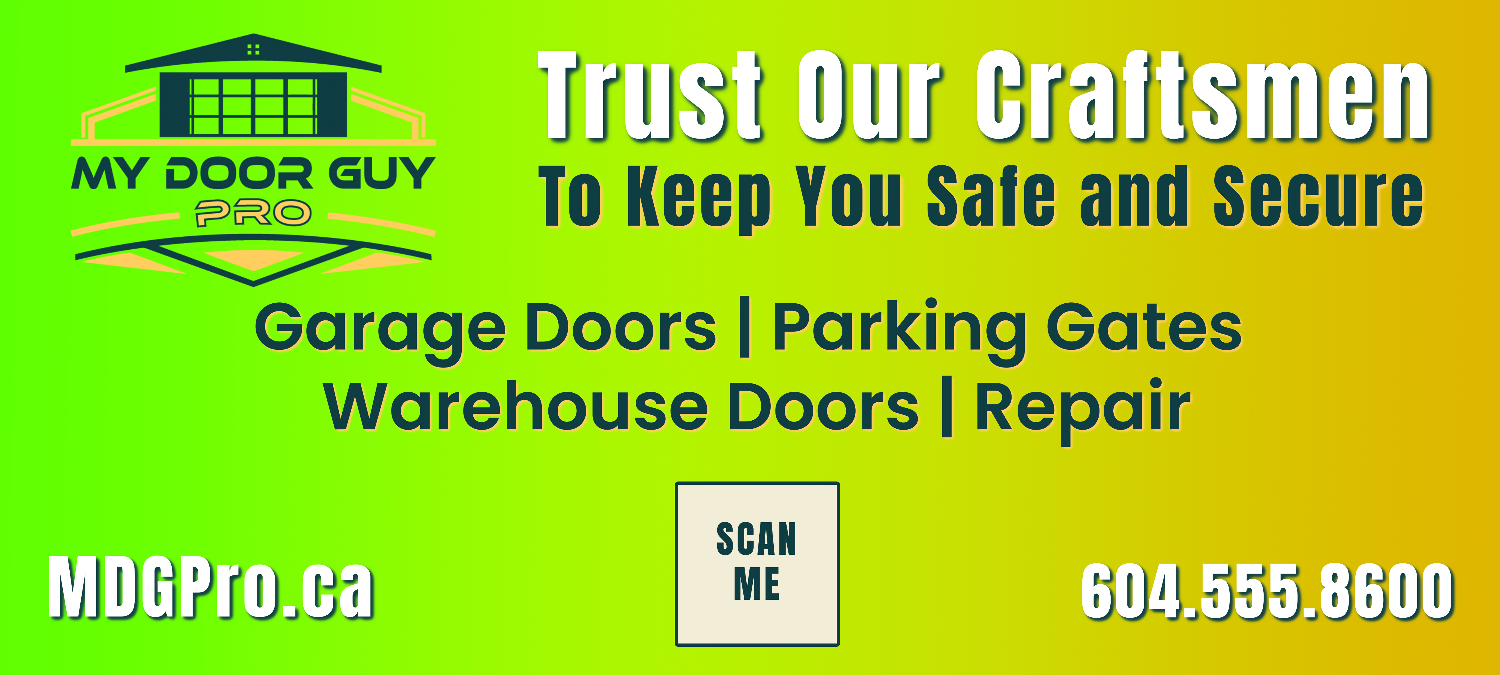 Car Wrap Design by Gulzar Ahmed for My Door Guy Pro Ltd. | Design #37683876