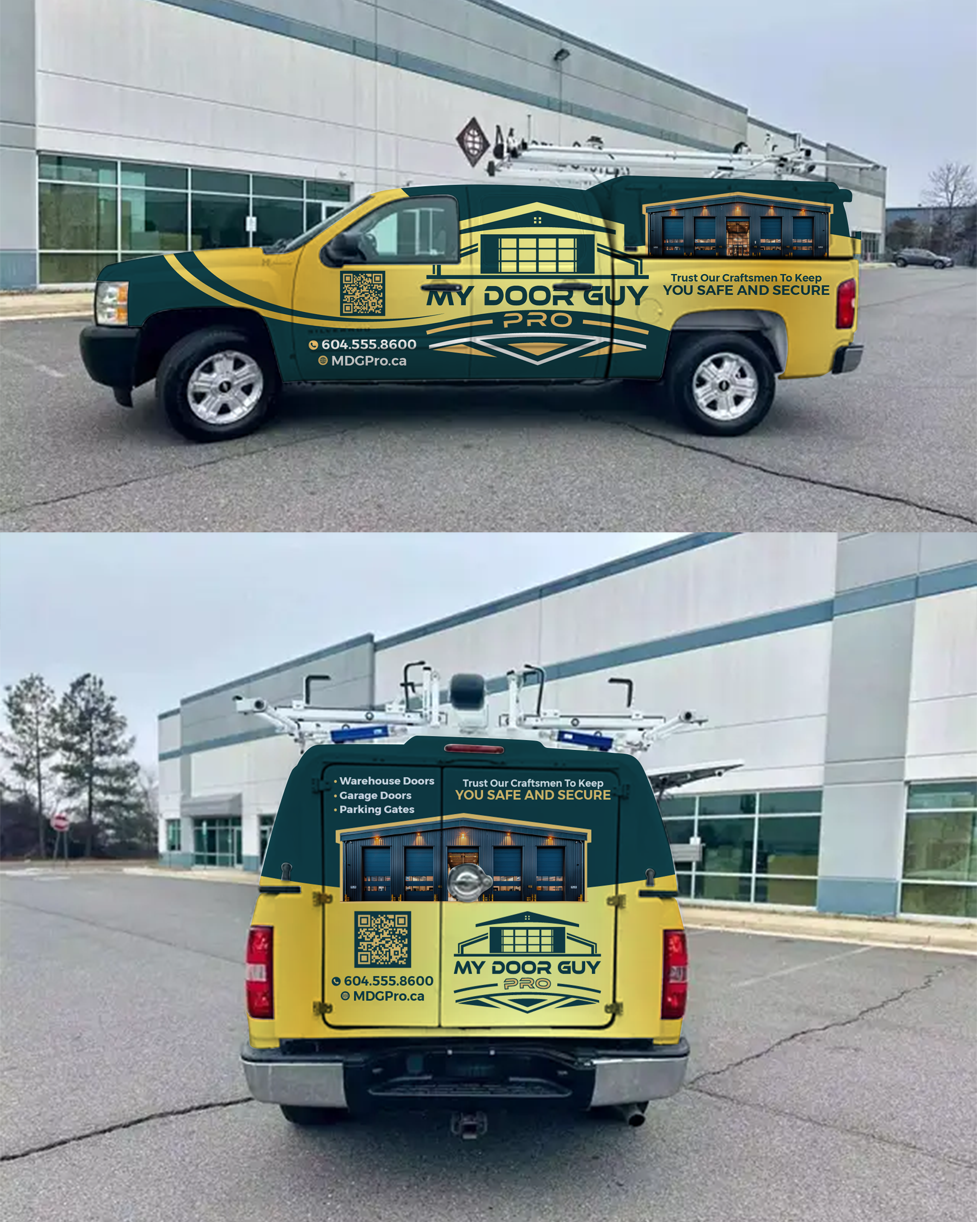 Car Wrap Design by 123graphics for My Door Guy Pro Ltd. | Design #35238259