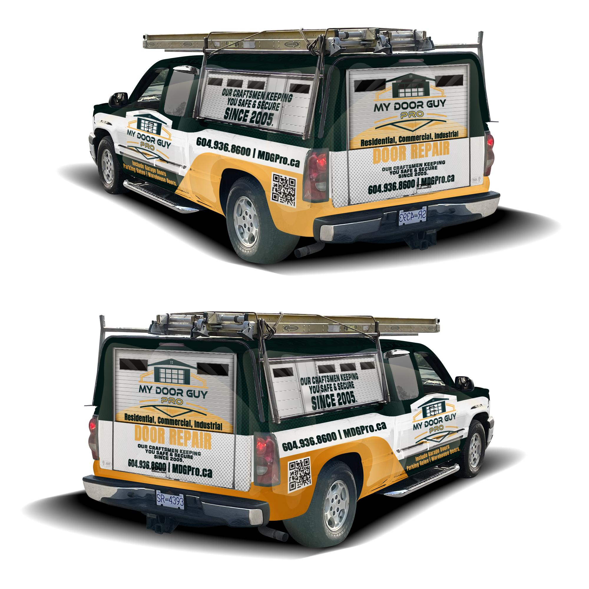 Car Wrap Design by websmartusa for My Door Guy Pro Ltd. | Design #35238242