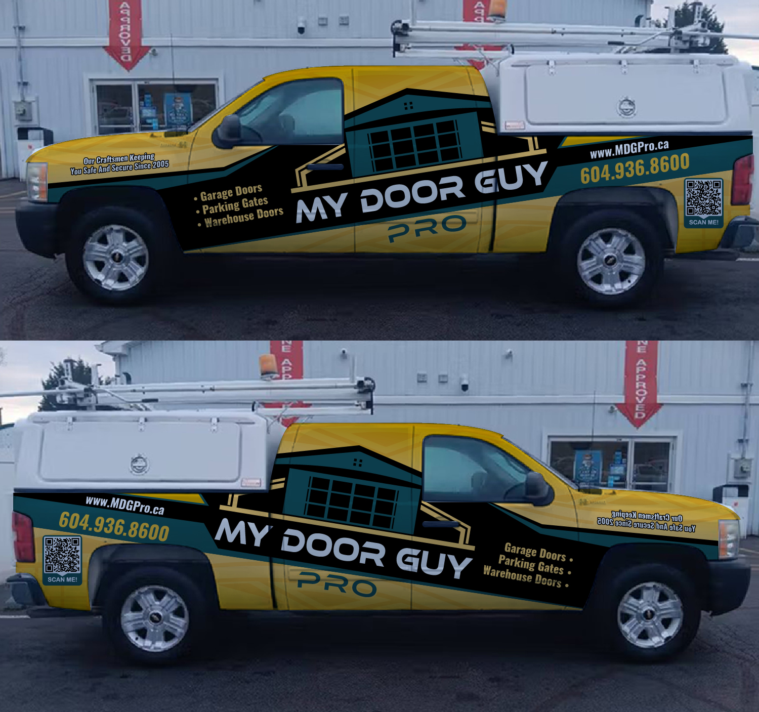 Car Wrap Design by Wrapcia for My Door Guy Pro Ltd. | Design #35219463