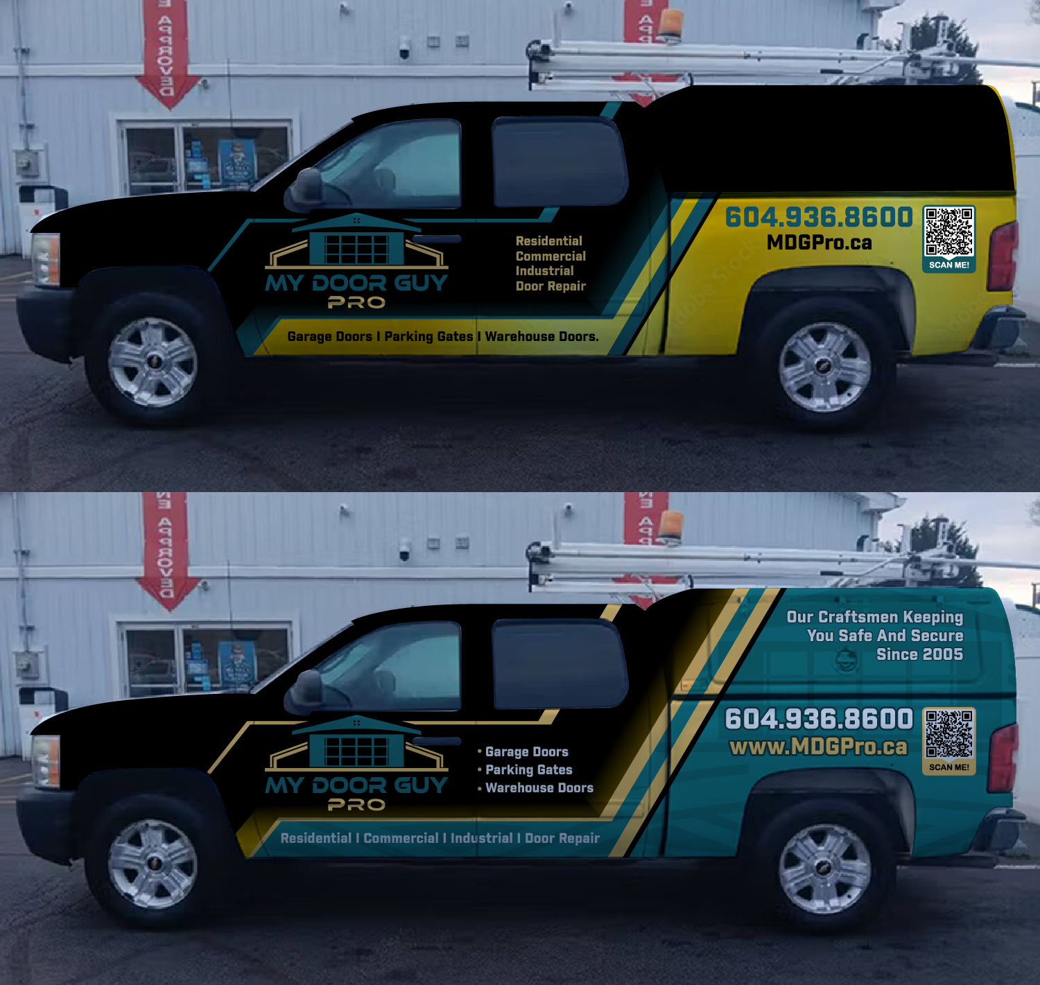 Diseño de Rotulación de Vehículo por Wrapcia para My Door Guy Pro Ltd. | Diseño #35223247