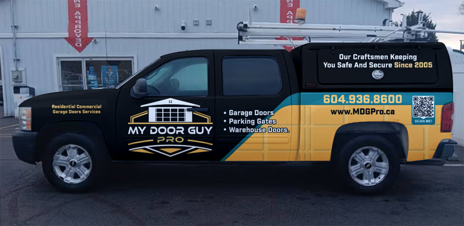 Diseño de Rotulación de Vehículo por Wrapcia para My Door Guy Pro Ltd. | Diseño #35236901