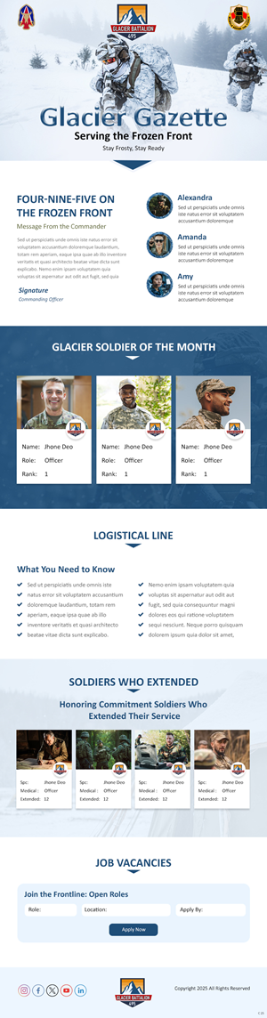 Newsletter Design by pb