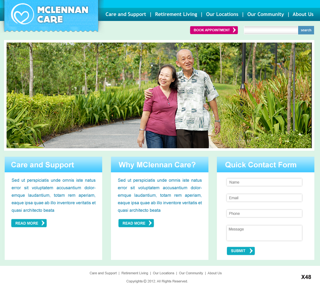 Web Design by pb for this project | Design #762281