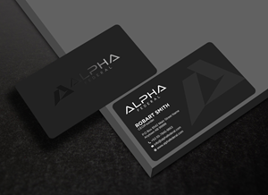 Modern, Sleek Business Card Design for Alpha Federal