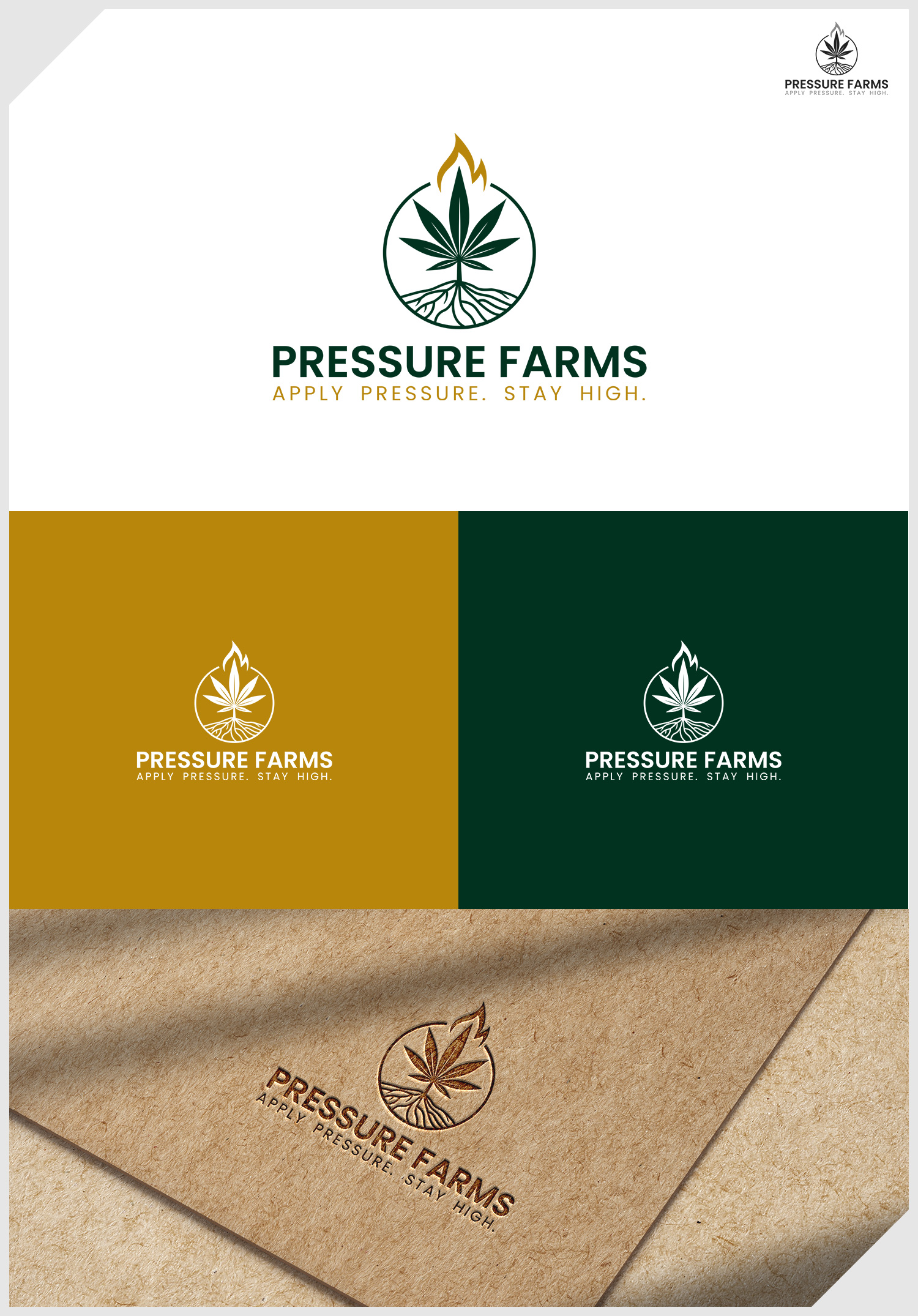 Logo Design by IDesign1606 for Pressure Farms | Design #35225725