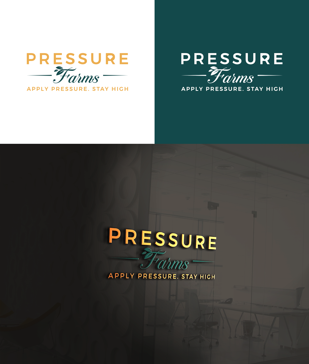 Diseño de Logo por RA-bica para Pressure Farms | Diseño #35248135